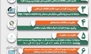 اینفوگرافیک نحوه پرینت و رفع نقص کارت شرکت در نوبت دوم آزمون سراسری ۱۴۰۳